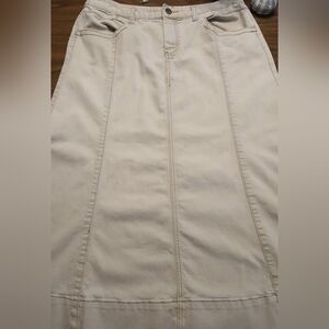 Christopher & Banks Khaki Skirt